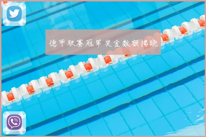 德甲联赛冠军奖金数额揭晓