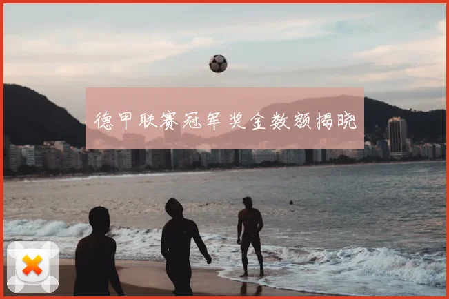 德甲联赛冠军奖金数额揭晓